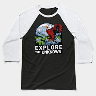 Outdoors: Explore The Unknown Baseball T-Shirt